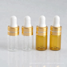 Atacado cor âmbar 3 ml 5 ml frasco conta-gotas